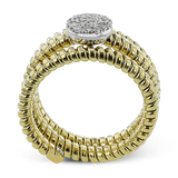 Right Hand Ring in 18k Gold with Diamonds