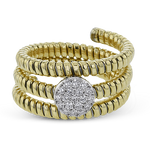 Right Hand Ring in 18k Gold with Diamonds