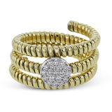 Right Hand Ring in 18k Gold with Diamonds