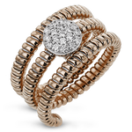 Right Hand Ring in 18k Gold with Diamonds