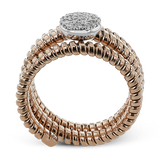 Right Hand Ring in 18k Gold with Diamonds