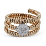 Right Hand Ring in 18k Gold with Diamonds