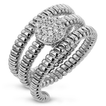 Right Hand Ring in 18k Gold with Diamonds