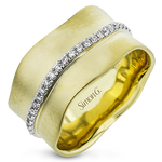 Right Hand Ring in 18k Gold with Diamonds