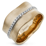 Right Hand Ring in 18k Gold with Diamonds