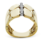 Right Hand Ring in 18k Gold with Diamonds