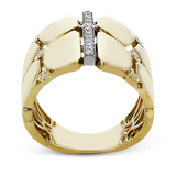 Right Hand Ring in 18k Gold with Diamonds