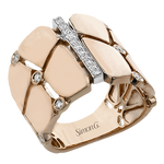 Right Hand Ring in 18k Gold with Diamonds