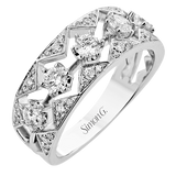 Right Hand Ring in 18k Gold with Diamonds