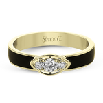 Right Hand Ring in 18k Gold with Diamonds