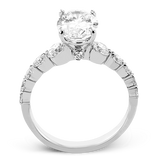 Engagement Ring in 18k Gold with Diamonds