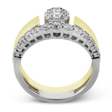 Right Hand Ring in 18k Gold with Diamonds
