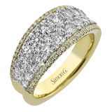 Right Hand Ring in 18k Gold with Diamonds