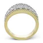Right Hand Ring in 18k Gold with Diamonds