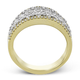 Right Hand Ring in 18k Gold with Diamonds