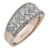 Right Hand Ring in 18k Gold with Diamonds