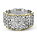 Right Hand Ring in 18k Gold with Diamonds