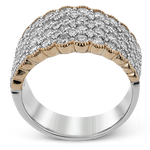 Right Hand Ring in 18k Gold with Diamonds