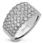 Right Hand Ring in 18k Gold with Diamonds