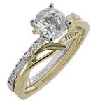 Wedding Set in 18k Gold with Diamonds