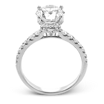 Engagement Ring in 18k Gold with Diamonds