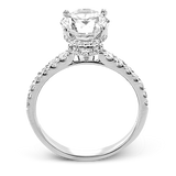 Engagement Ring in 18k Gold with Diamonds