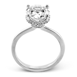 Engagement Ring in 18k Gold with Diamonds