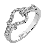 Right Hand Ring in 18k Gold with Diamonds