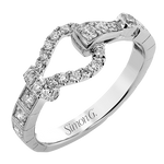 Right Hand Ring in 18k Gold with Diamonds