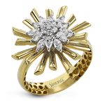 Right Hand Ring in 18k Gold with Diamonds