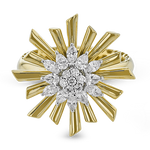 Right Hand Ring in 18k Gold with Diamonds