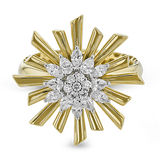 Right Hand Ring in 18k Gold with Diamonds