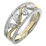 Right Hand Ring in 18k Gold with Diamonds