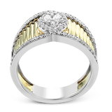 Right Hand Ring in 18k Gold with Diamonds