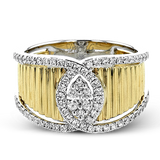Right Hand Ring in 18k Gold with Diamonds