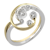 Right Hand Ring in 18k Gold with Diamonds
