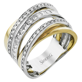 Right Hand Ring in 18k Gold with Diamonds
