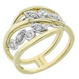 Right Hand Ring in 18k Gold with Diamonds