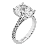 Engagement Ring in 18k Gold with Diamonds