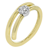 Right Hand Ring in 18k Gold with Diamonds