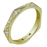 Right Hand Ring in 18k Gold with Diamonds