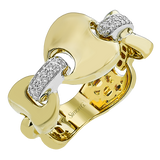 Right Hand Ring in 18k Gold with Diamonds