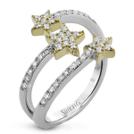 Right Hand Ring in 18k Gold with Diamonds