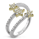 Right Hand Ring in 18k Gold with Diamonds