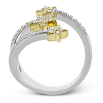 Right Hand Ring in 18k Gold with Diamonds