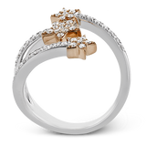 Right Hand Ring in 18k Gold with Diamonds