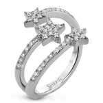 Right Hand Ring in 18k Gold with Diamonds