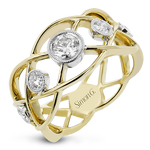 Right Hand Ring in 18k Gold with Diamonds