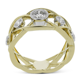 Right Hand Ring in 18k Gold with Diamonds