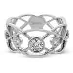 Right Hand Ring in 18k Gold with Diamonds